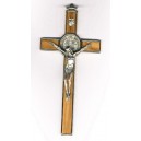 Crucifix bois olivier St Benoît
